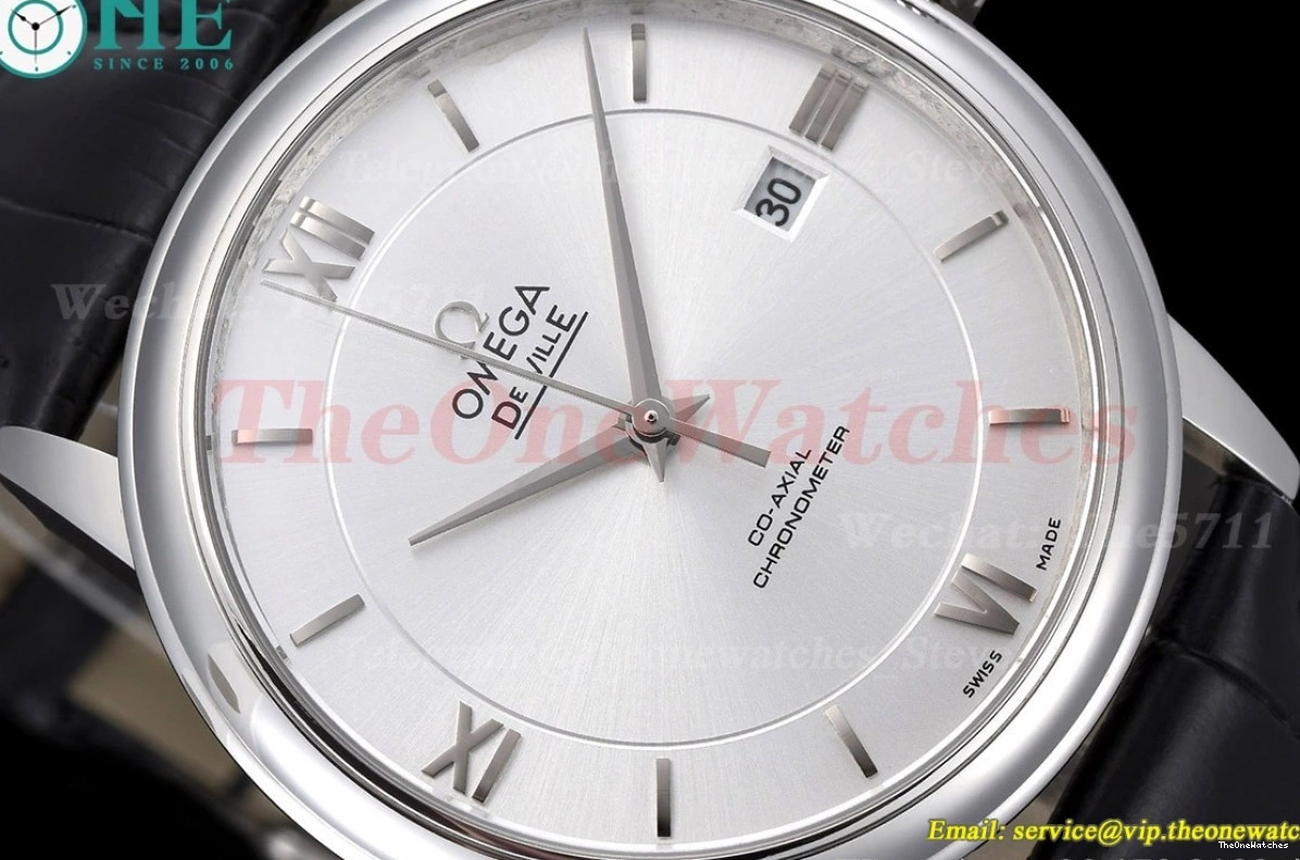 Ville White GDF Co-Axial Dial Men's 39.5MM SS MY8215 De LE 0518